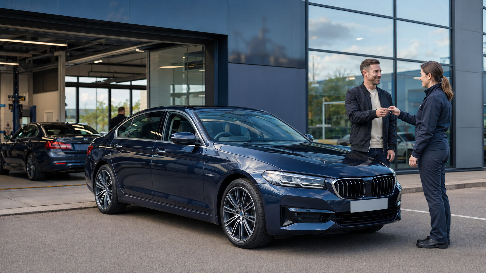 Like-for-like replacement vehicle supplied after an accident